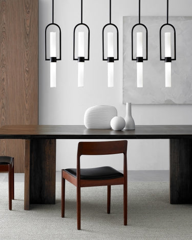 Elegant Calumn Pendant Light by Tech Lighting in modern interior