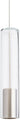 Captra Clear Cylinder Pendant by Sean Lavin for Visual Comfort - front