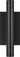Chara Square 12 Up-Down Outdoor Cylinder - front