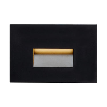 Black Ikon Recessed Step Light by Sean Lavin for Visual Comfort
