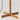 Adjustable TMM floor lamp by Santa & Cole with natural structure for hotels, lounges, and office spaces