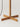 Adjustable TMM floor lamp by Santa & Cole with natural structure for hotels, lounges, and office spaces