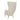 TOV Julia Performance Velvet Wingback Accent Chair Cream