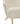 TOV Julia Performance Velvet Wingback Accent Chair Cream
