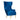 TOV Julia Performance Velvet Wingback Accent Chair, Navy option, image 1