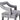 TOV Tiffany Performance Velvet Dining Chair Grey