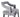 TOV Tiffany Performance Velvet Dining Chair Grey