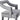 TOV Tiffany Grey Velvet Chair