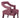 TOV Tiffany Performance Velvet Dining Chair Pink