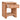 TOV Kora 18" Cotton Jute 1-Drawer Conrtact-Grade Nightstand Terracotta
