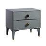 TOV Divine 25" 2-Drawer Nightstand Grey