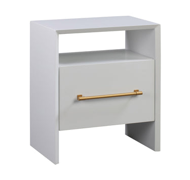 TOV Libre 23" Nightstand With Drawer White