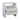 TOV Libre 23" Nightstand With Drawer White