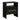 TOV Libre Black Nightstand