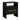 TOV Libre 23" Nightstand With Drawer Black