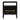 TOV Libre Black Nightstand