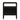 TOV Libre 23" Nightstand With Drawer Black