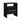 TOV Libre 23" Nightstand With Drawer Black