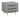 TOV Trident 28" 3-Drawer Nightstand Grey