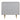 TOV Trident 28" 3-Drawer Nightstand Grey