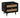 TOV Christine 27" Black 2-Drawer Nightstand Black