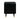 TOV Christine 27" Black 2-Drawer Nightstand Black