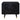 TOV Christine 27" Black 2-Drawer Nightstand Black