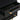 TOV Trident 28" 3-Drawer Nightstand Black