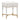 TOV Julieta 19" Acacia Wood Nightstand With Drawer Cream