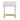 TOV Julieta 19" Acacia Wood Nightstand With Drawer Cream