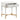 TOV Julieta 19" Acacia Wood Nightstand With Drawer Cream