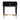 TOV Julieta 19" Acacia Wood Nightstand With Drawer Black
