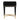 TOV Julieta 19" Acacia Wood Nightstand With Drawer Black