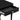 TOV Julieta 19" Acacia Wood Nightstand With Drawer Black
