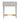 TOV Julieta 19" Acacia Wood Nightstand With Drawer Grey