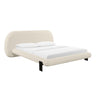 TOV Ophelia Cream Performance Faux Wool Cream Queen Bed - ON FINAL SALE