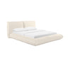 TOV Romp Cream Upcycled Performance Linen Cream Queen Bed