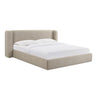 TOV Babette Tan Contract-Grade Boucle Tan King Bed