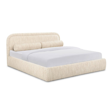 TOV Murielle Textured Performance Boucle Taupe Queen Bed