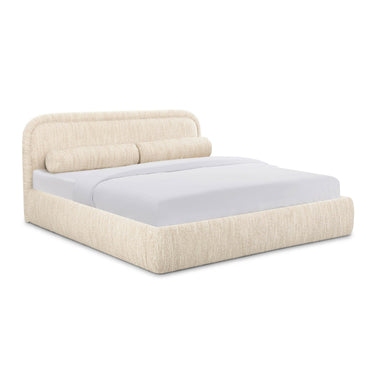 TOV Murielle Textured Performance Boucle Taupe King Bed