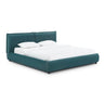 TOV Mel Performance Faux Mohair Velvet Teal King Bed
