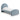 TOV Moon Chambray Blue Performance Chenille Twin Blue