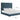 TOV Arabelle Performance Velvet Sea Blue Queen Bed