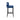 TOV Hart Performance Velvet Stool, Navy / Bar Height option, image 3
