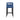 TOV Hart Performance Velvet Stool, Navy / Bar Height option, image 1