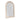 TOV Kaia Cream Textured Floor Mirror