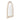 TOV Kaia 32"X64" Cream Textured Small Floor Mirror Cream