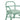 TOV Ginny Rattan Dining Chair Green