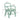 TOV Ginny Rattan Dining Chair Green