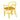 TOV Ginny Rattan Dining Chair Yellow